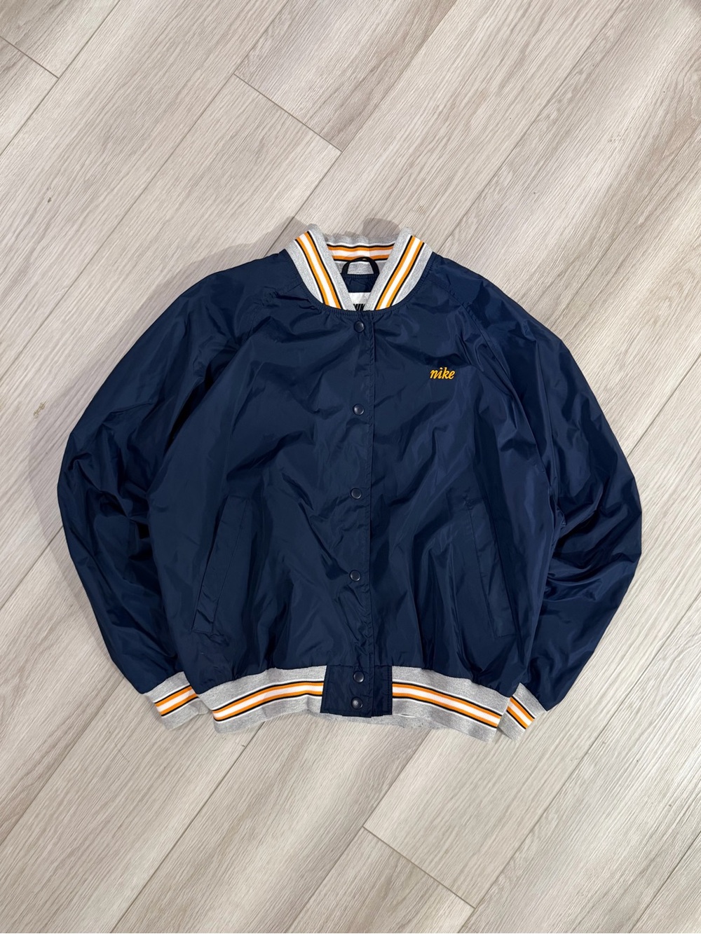 Vintage Nike Bomber Jacket w/ back hit